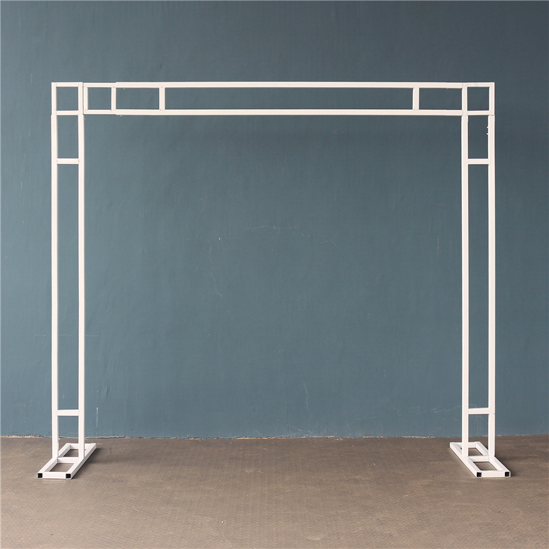 Διπλό γαμήλιο τόξο, μεταλλικό εξωτερικό backdrop τόξο για γάμους, τετράγωνο και κυκλικό πλαίσιο, Love Capital μάρκα; Υλικό: Σίδηρος; Συσκευασία: Χαρτόνι; Για γάμους; Εξουσιοδοτημένες ιδιωτικές μάρκες: Ναι