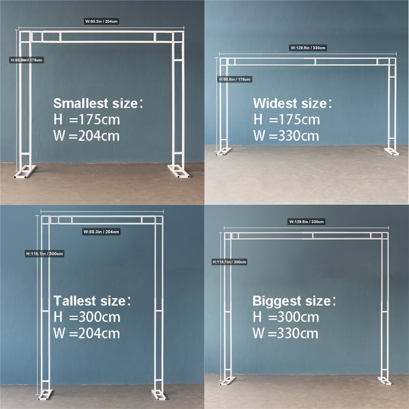 Διπλό γαμήλιο τόξο, μεταλλικό εξωτερικό backdrop τόξο για γάμους, τετράγωνο και κυκλικό πλαίσιο, Love Capital μάρκα; Υλικό: Σίδηρος; Συσκευασία: Χαρτόνι; Για γάμους; Εξουσιοδοτημένες ιδιωτικές μάρκες: Ναι