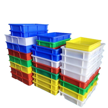 Пластмасова правоъгълна кутия за съхранение с плитък поднос; за котешки тоалет, храна и хлебни изделия. Материал: пластмаса; видове пластмаса: PE/HDPE/LLDPE; натоварване: 40; опаковка: кутия