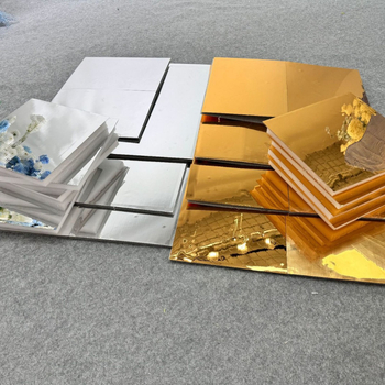 Beautiful Γαμήλια Διπλού Καθρέφτη Ακρυλική Τετράγωνη Κολόνα – Βάση εισόδου και Έκθεσης Λουλουδιών και Τούρτας, Προσαρμόσιμη