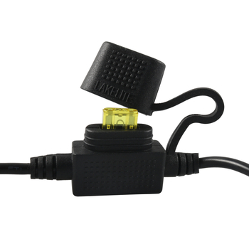 Cable de încărcare/extensie a bateriei cu cleme SAE, 14AWG, 20A, nucleu din cupru, înveliș PVC — pentru mașini, rulote și motociclete, Youjia