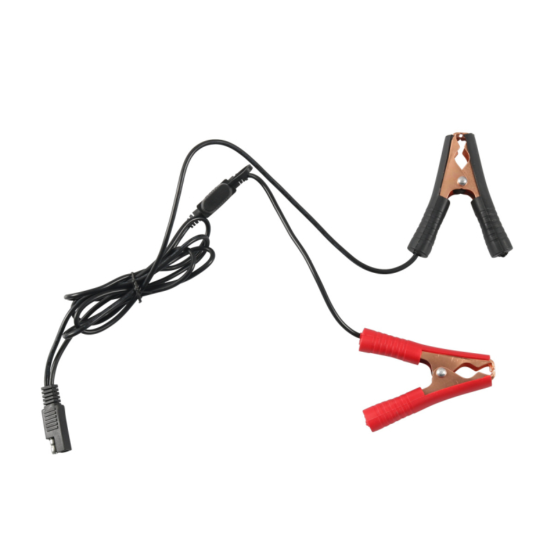 Cable de încărcare/extensie a bateriei cu cleme SAE, 14AWG, 20A, nucleu din cupru, înveliș PVC — pentru mașini, rulote și motociclete, Youjia