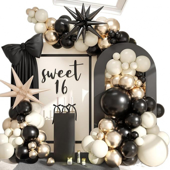 Yuyi set balon-girlanda, latex baloni okruglog oblika, 115 kom, za rođendan i vjenčanje