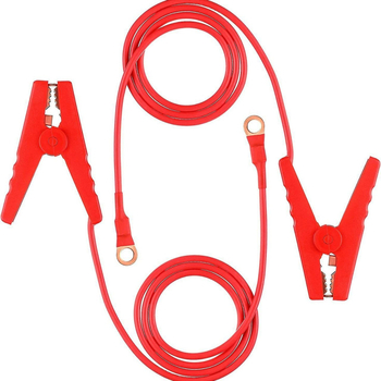 Καλώδιο γείωσης ηλεκτρικής περίφραξης με κλιπ αλιγάτορα – φορητός συνδετήρας, κλιπ μπαταρίας και καλώδιο, 1000V, πλαστική μόνωση, συγκόλληση