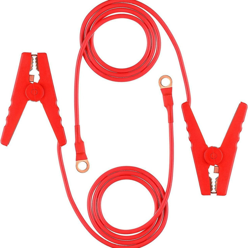 Καλώδιο γείωσης ηλεκτρικής περίφραξης με κλιπ αλιγάτορα – φορητός συνδετήρας, κλιπ μπαταρίας και καλώδιο, 1000V, πλαστική μόνωση, συγκόλληση