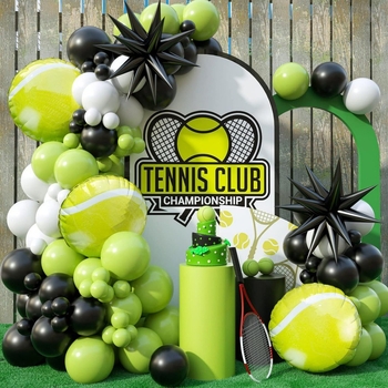Set balonske arke sa sportskom temom - latex baloni, kružni oblik, tisak logotipa, pakiranje 20x26x3 cm