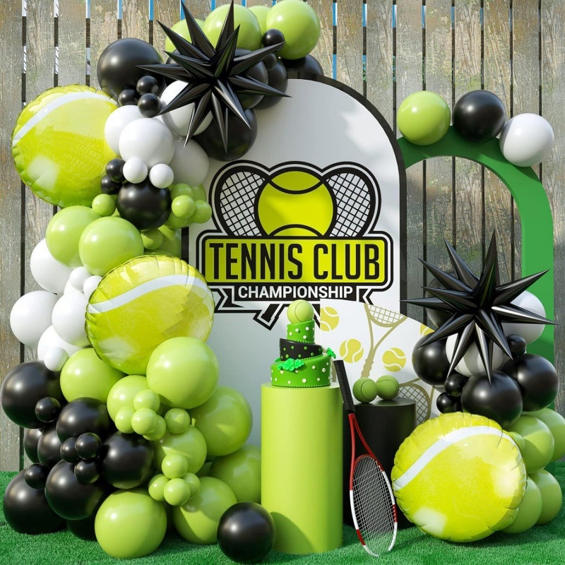 Set balonske arke sa sportskom temom - latex baloni, kružni oblik, tisak logotipa, pakiranje 20x26x3 cm