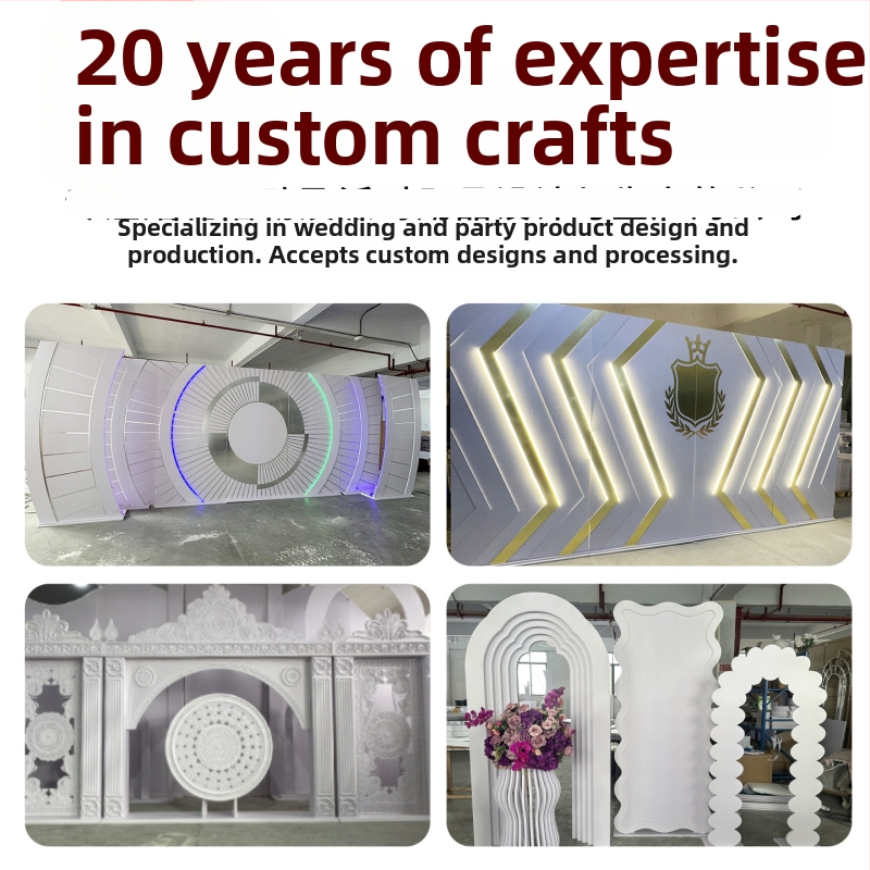 PVC αψιδωτή πόρτα γάμου για εσωτερικό κήπο – διακόσμηση γάμου, εξατομικευμένη επεξεργασία