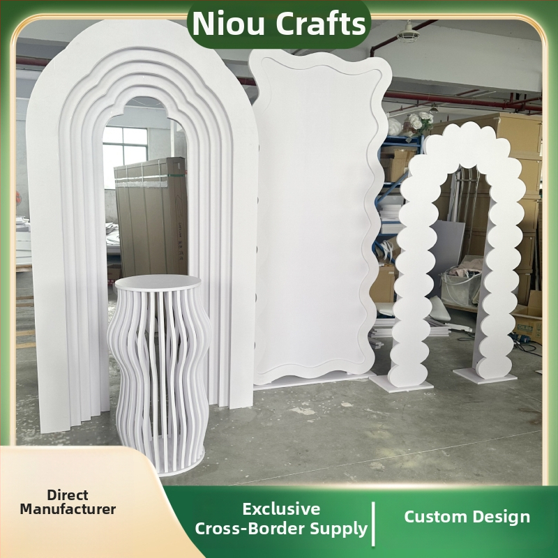 PVC αψιδωτή πόρτα γάμου για εσωτερικό κήπο – διακόσμηση γάμου, εξατομικευμένη επεξεργασία