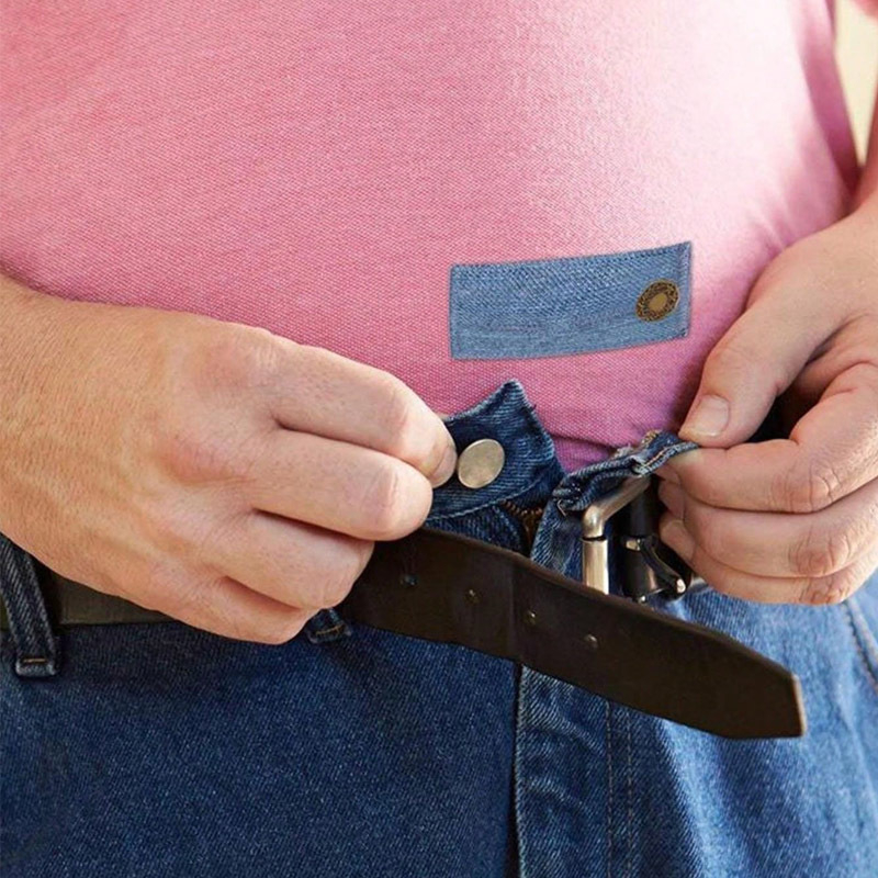 Επεκτατής μέσης για τζιν εγκυμοσύνης, κουμπωτή κατασκευή, κάλυψη από ύφασμα, εφαρμογή: τζιν, καθημερινά παντελόνια, εργασιακά ρούχα