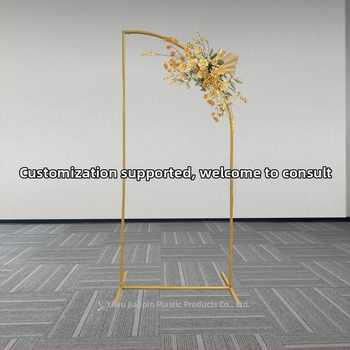 Αψίδα μισοφέγγαρου για μπαλόνια γάμου με σιδερένιο πλαίσιο, προσαρμοζόμενη διακόσμηση φόντου