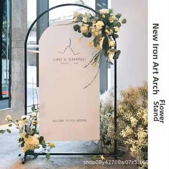 Μεταλλικό στήριγμα φόντου γαμήλιου τόξου για μπαλόνια, μάρκα Shenghang, δυνατότητα εξατομίκευσης