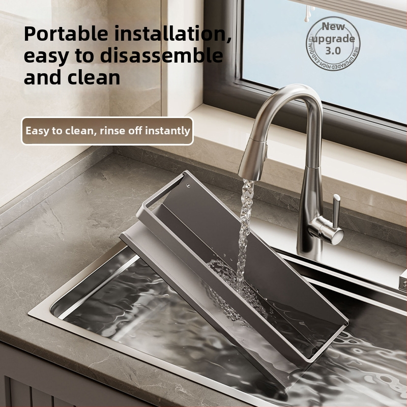 Μαγνητικό πλευρικό ράφι κουζίνας, τοίχο-κρεμάστρα, μινιμαλιστικός οργανωτής για μπαχαρικά από ατσάλι άνθρακα