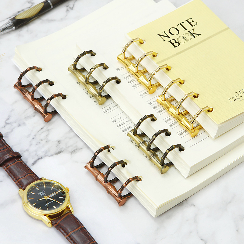 Μπίντερ με μεταλλικούς δακτυλίους, 3-δακτυλίων μπίντερ για σημειωματάρια και βιβλία από την Jiaheng