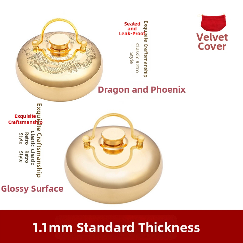 Mosadzová fľaša na horúcu vodu plnená vodou s masážnou funkciou pre nohy, pás, ruky a brucho; horúce aj studené dvojité použitie; prispôsobiteľné