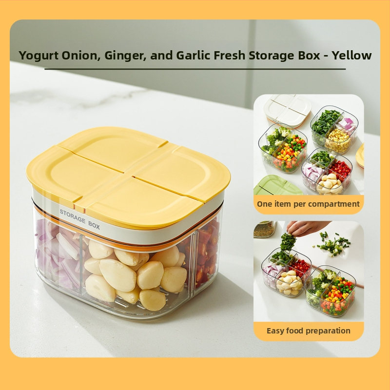 Кутия за плодове и зеленчуци – пластмасова, със запечатване и дренажна секция, запазва свежест