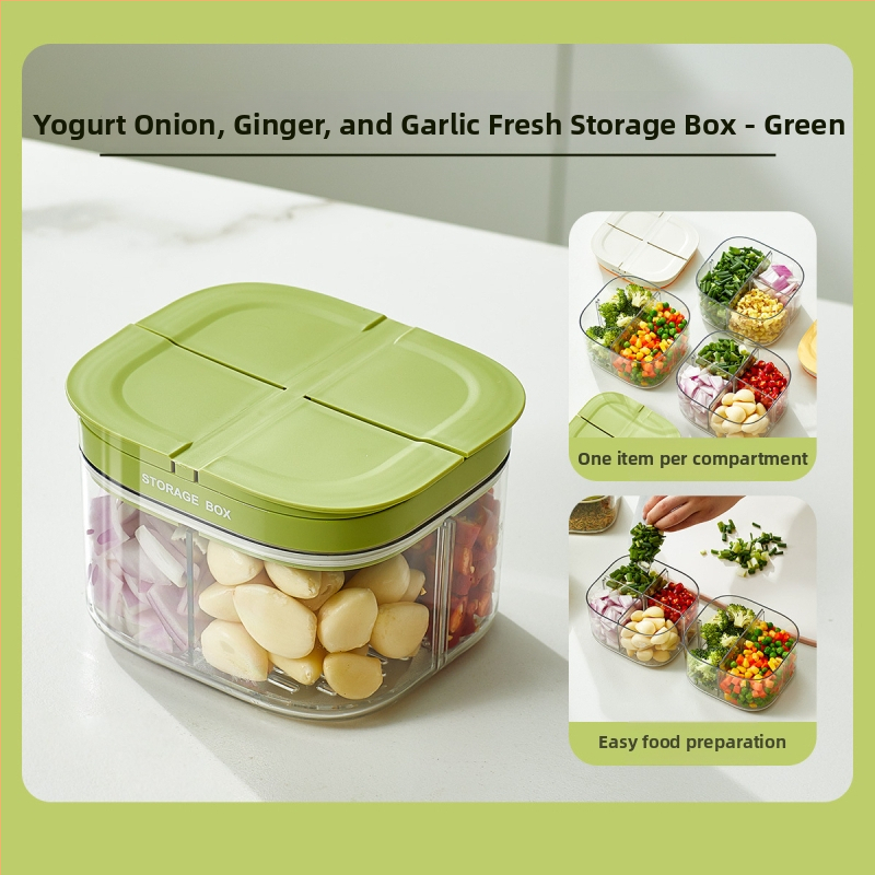 Кутия за плодове и зеленчуци – пластмасова, със запечатване и дренажна секция, запазва свежест