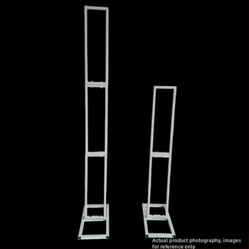 Σιδερένιο γαμήλιο τόξο για διάταξη λουλουδιών και φόντο, προσαρμόσιμο