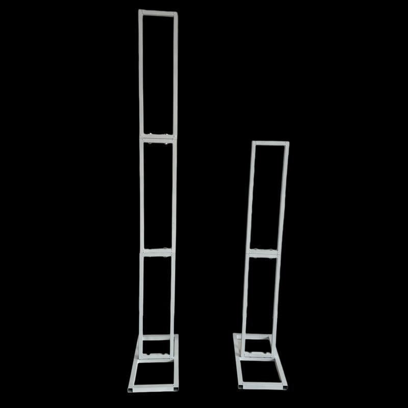 Σιδερένιο γαμήλιο τόξο για διάταξη λουλουδιών και φόντο, προσαρμόσιμο