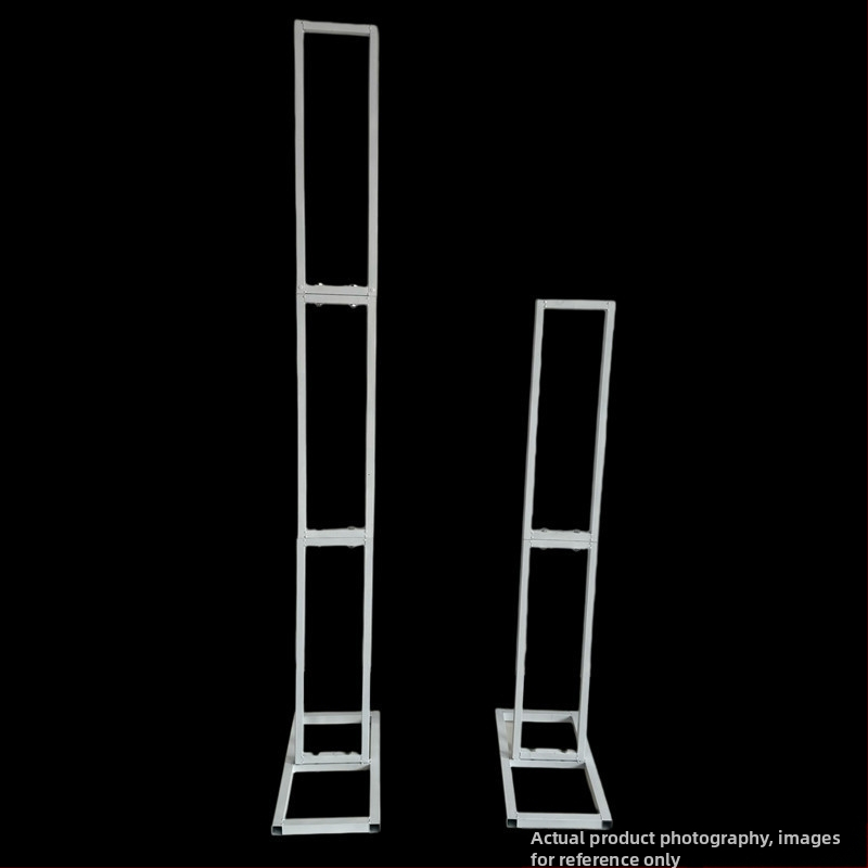 Σιδερένιο γαμήλιο τόξο για διάταξη λουλουδιών και φόντο, προσαρμόσιμο