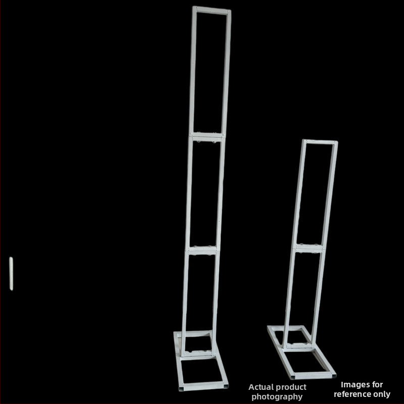 Σιδερένιο γαμήλιο τόξο για διάταξη λουλουδιών και φόντο, προσαρμόσιμο