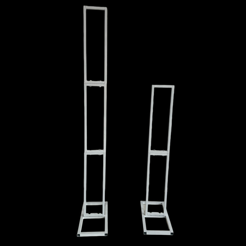 Σιδερένιο γαμήλιο τόξο για διάταξη λουλουδιών και φόντο, προσαρμόσιμο