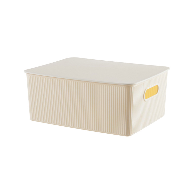 Desktop kutija za skladištenje, kapacitet 24 L, PP plast, 100% novi materijal, japanski stil, prijenosna i otporna na prašinu