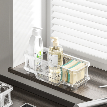 Ράφι αποθήκευσης κουζίνας – πολυλειτουργικό, φορητό, χωρίς εγκατάσταση; PET υλικό; μοντέρνος μινιμαλιστικός ορθογώνιος σχεδιασμός