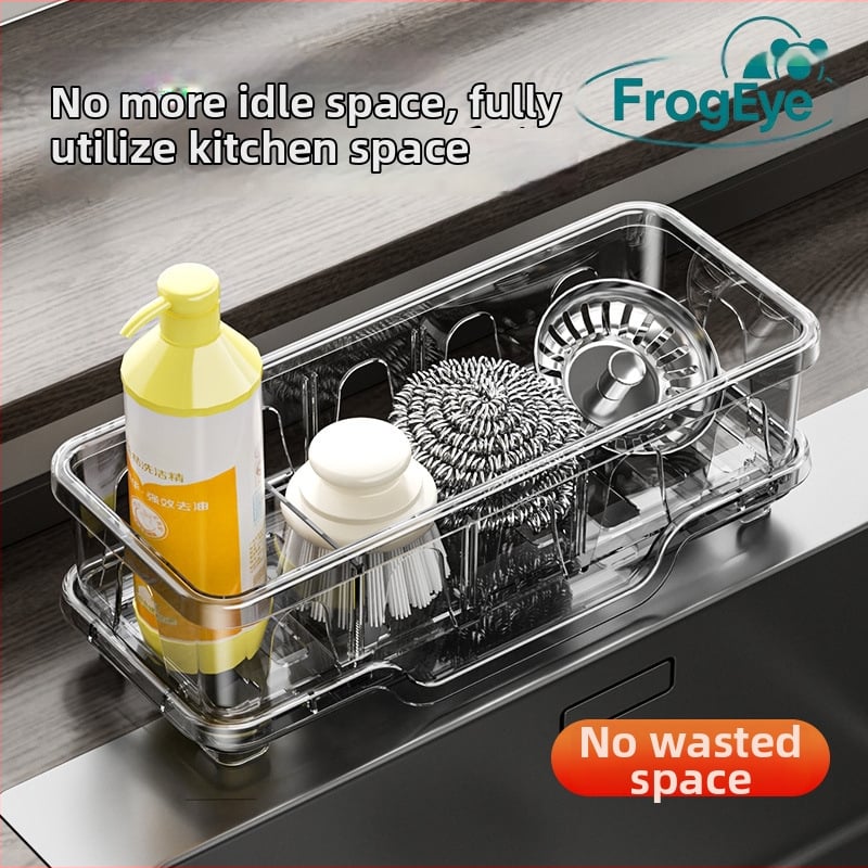 Ράφι αποθήκευσης κουζίνας – πολυλειτουργικό, φορητό, χωρίς εγκατάσταση; PET υλικό; μοντέρνος μινιμαλιστικός ορθογώνιος σχεδιασμός