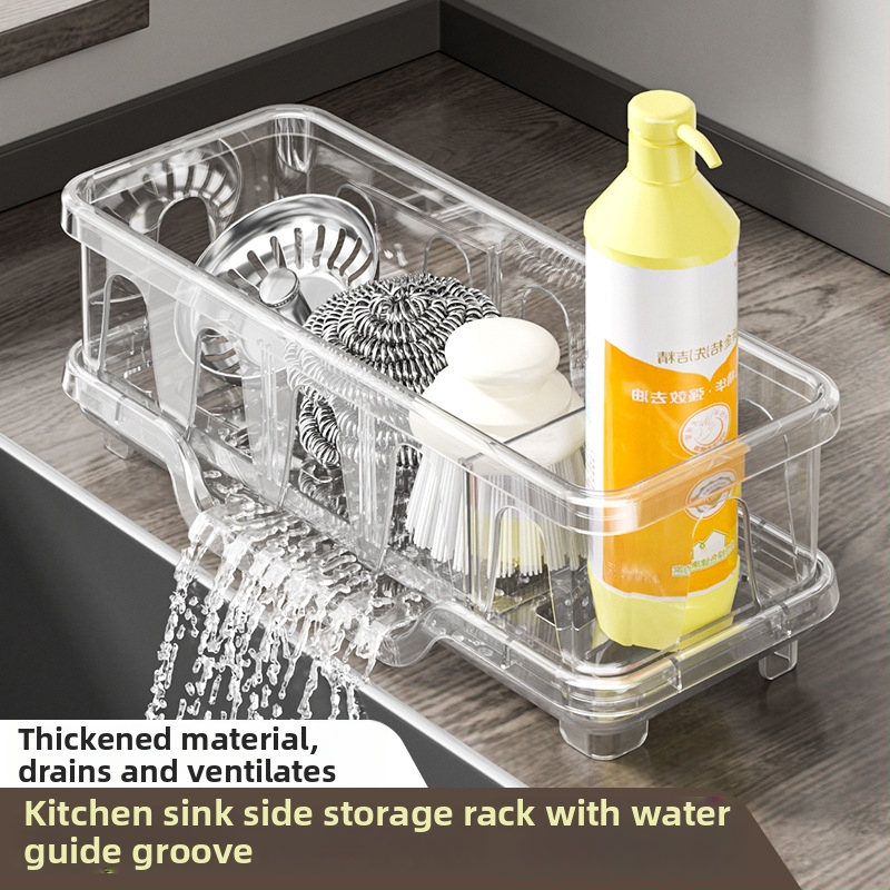 Ράφι αποθήκευσης κουζίνας – πολυλειτουργικό, φορητό, χωρίς εγκατάσταση; PET υλικό; μοντέρνος μινιμαλιστικός ορθογώνιος σχεδιασμός