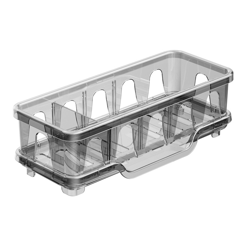 Ράφι αποθήκευσης κουζίνας – πολυλειτουργικό, φορητό, χωρίς εγκατάσταση; PET υλικό; μοντέρνος μινιμαλιστικός ορθογώνιος σχεδιασμός