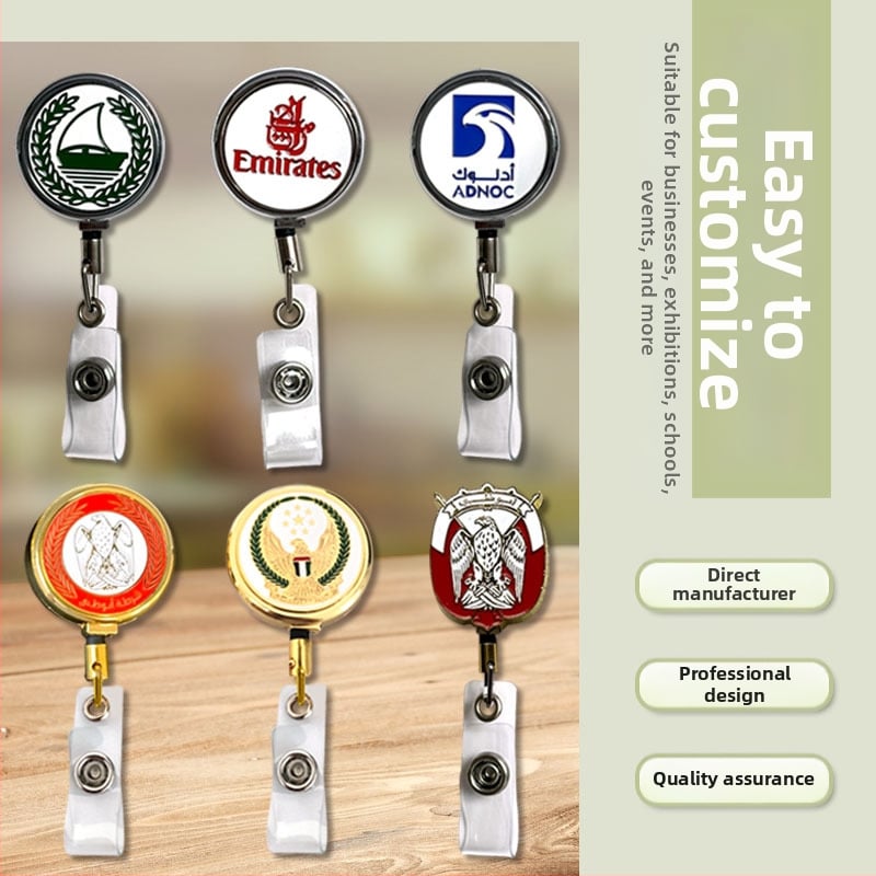 Teleszkópos csat ón-ötvözetből – könnyű húzás, anti-lost funkció, logó testreszabható