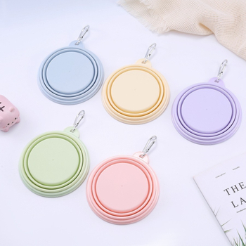 Macaron сгъваема купа за домашни любимци – преносим съд за храна и вода за кучета и котки, TPE+ABS, Марка: Heyi