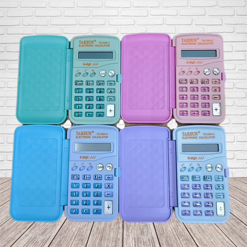 TAKSUN Dexin TS-328A-C mini preklopni kalkulator za studente računovodstva