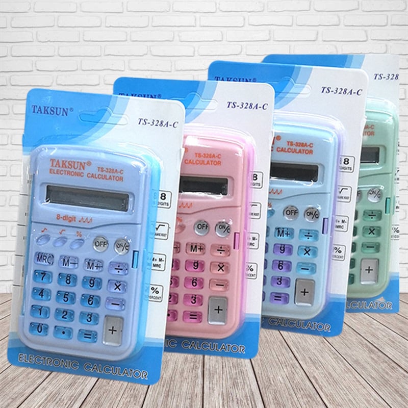 TAKSUN Dexin TS-328A-C mini preklopni kalkulator za studente računovodstva