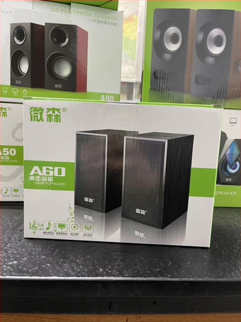 Weisen A50 ηχεία υπολογιστή 2.1 καναλιών, USB διεπαφή, είσοδος 3,5 mm, ισχύς 6W, ενσωματωμένη μπαταρία, Plug-and-Play