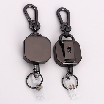 Easy-pull kopča za ID karticu – legura, nosivost 0,8, duljina proširenja 50, otisnut logotip OK