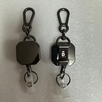 Easy-pull kopča za ID karticu – legura, nosivost 0,8, duljina proširenja 50, otisnut logotip OK