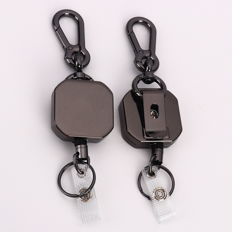 Easy-pull kopča za ID karticu – legura, nosivost 0,8, duljina proširenja 50, otisnut logotip OK