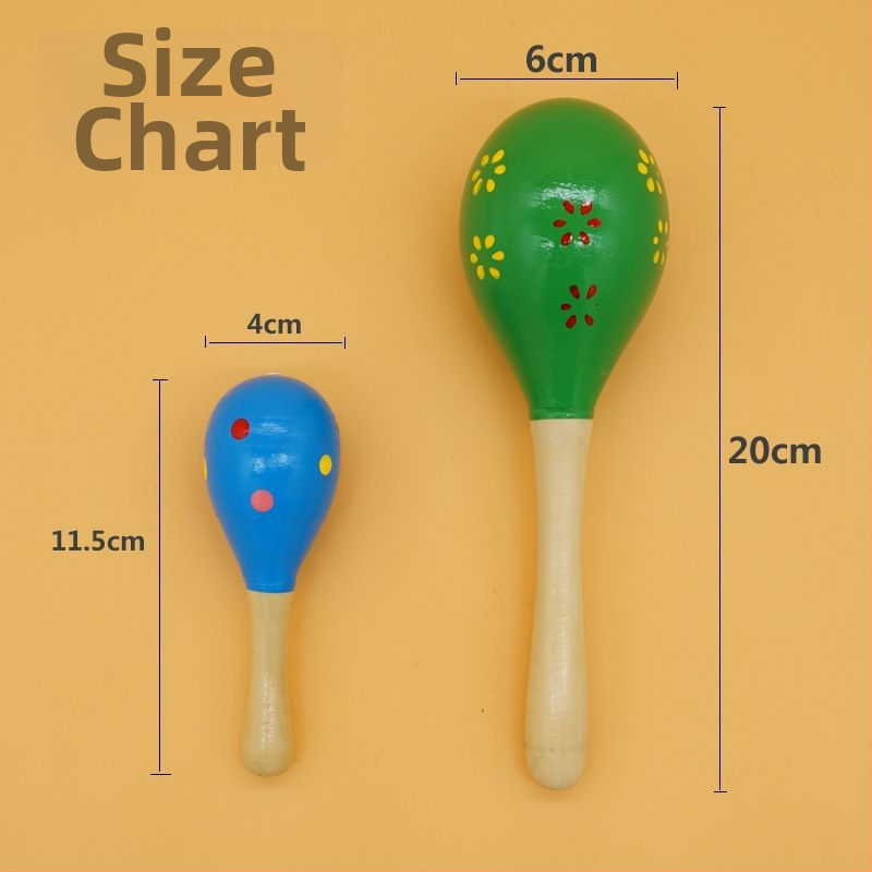 Drveni Orffov glazbeni instrument za bebe — perkusijska igračka za rano učenje 0–3 godine