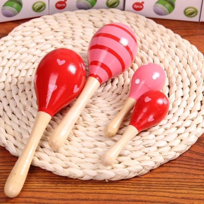 Drveni Orffov glazbeni instrument za bebe — perkusijska igračka za rano učenje 0–3 godine