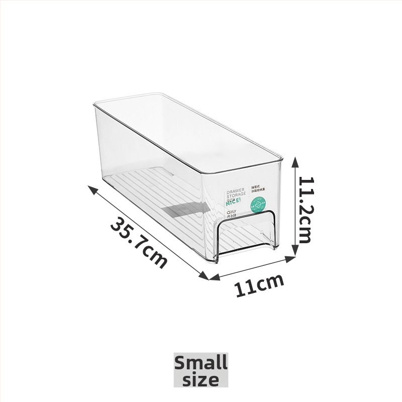 Японски стил кутия за съхранение в хладилник, пластмасова, сгъваема с капак, който се отваря, запазва плодове и зеленчуци свежи