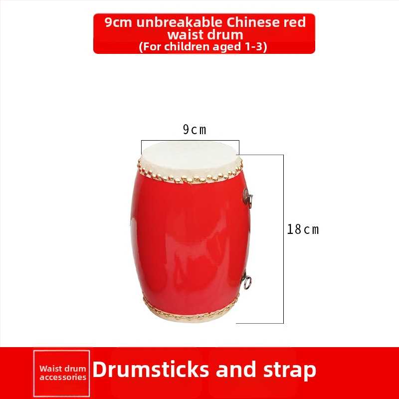 Τύμπανο μέσης από φτελιά, ανθεκτικό, για παιδιά, μαθητές και ενήλικες, συσκευασμένο σε χαρτόνι