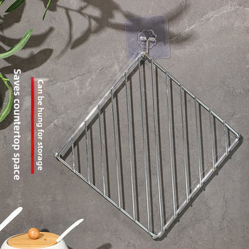 Ανοξείδωτο ραφι κουζίνας για κατσαρόλες και σκεύος ατμού, πολυχρηστικό θερμομονωτικό ράφι για αποθήκευση στο τραπέζι