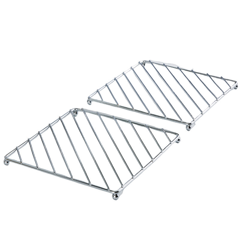 Ανοξείδωτο ραφι κουζίνας για κατσαρόλες και σκεύος ατμού, πολυχρηστικό θερμομονωτικό ράφι για αποθήκευση στο τραπέζι