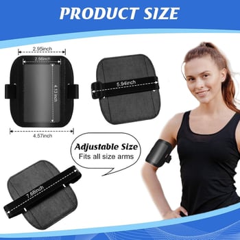 Vízálló karos kártyatartó, állítható csattal, hozzáférési és névjegykártyákhoz — ABS, teherbírás 60, teleszkópos hossz 680, csomagolás opp, nyomtatott logó, testreszabás elérhető