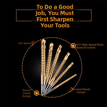 Višenamjenski svrdlo za drvo sa zupčanim svrdlom, glava od legure, visoka tvrdoća, visoka čvrstoća