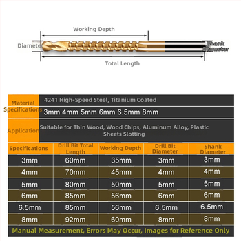 Višenamjenski svrdlo za drvo sa zupčanim svrdlom, glava od legure, visoka tvrdoća, visoka čvrstoća