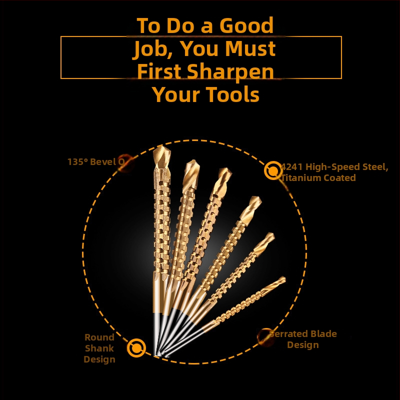 Višenamjenski svrdlo za drvo sa zupčanim svrdlom, glava od legure, visoka tvrdoća, visoka čvrstoća