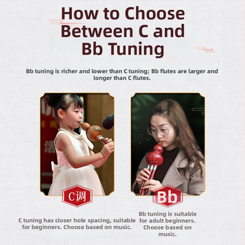 Hulusi hudobný nástroj, model C/B, značka Polygonum wind, materiál: napodobené drevo, balenie: v krabici.